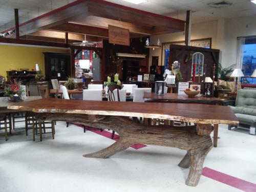 Sold -- Sycamore Live-edge Slab Table